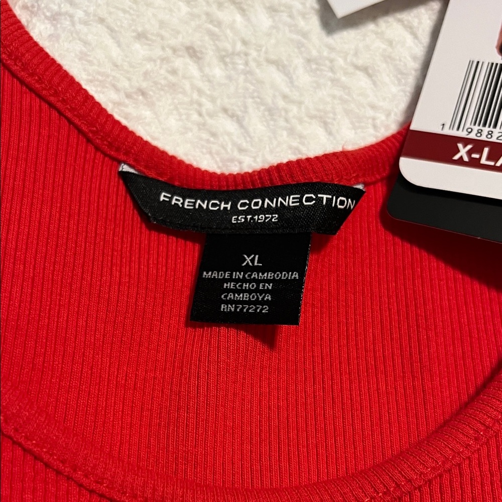 French Connection Vibrant Red Kids Camisole - Picture 3 of 6